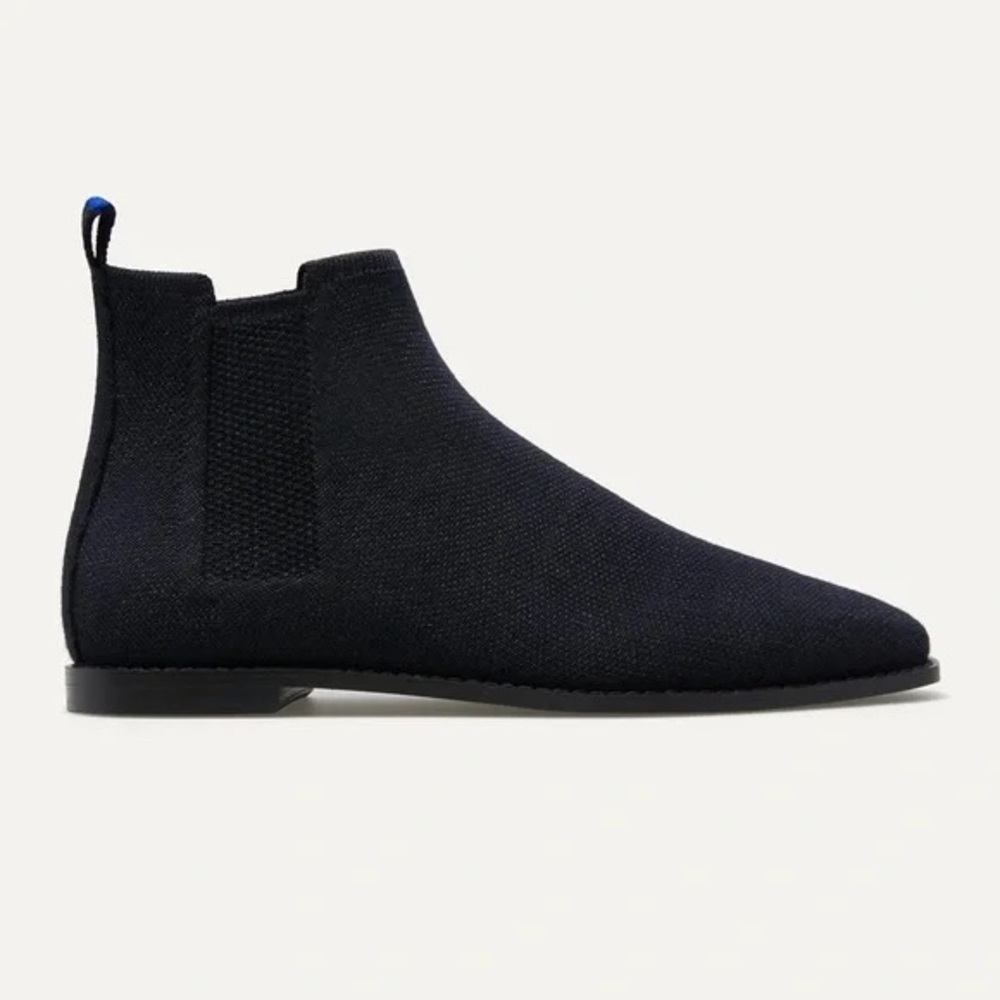 ROTHYS black merino ankle booth
